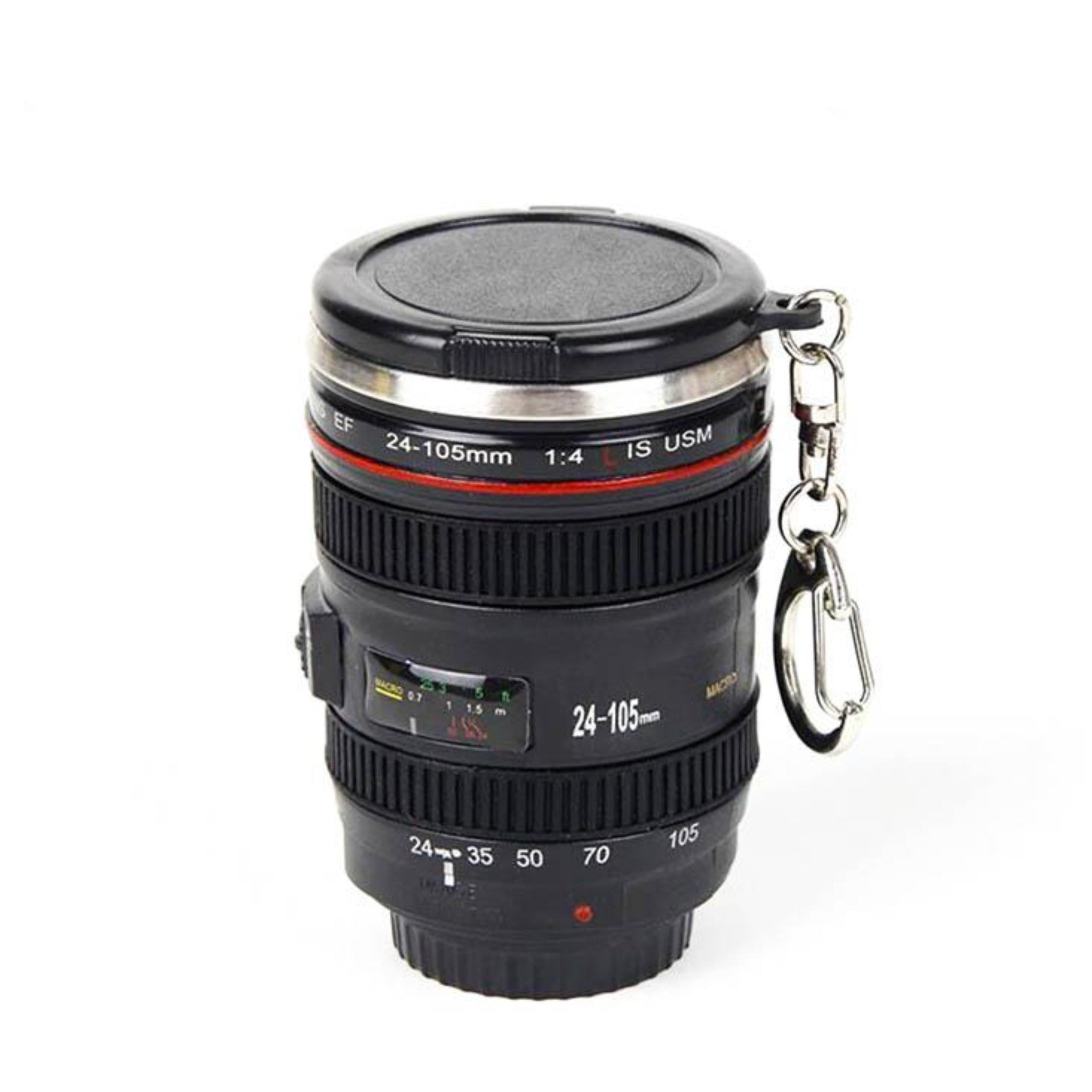 Shutterloverz Camera Lens Shot Glass Keychain