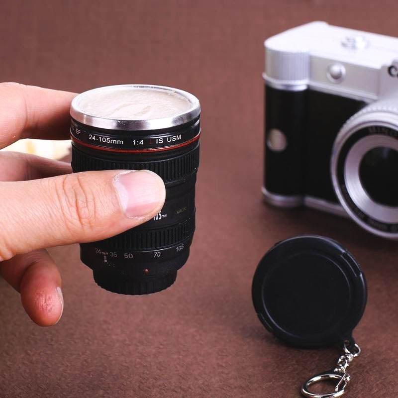 Shutterloverz Camera Lens Shot Glass Keychain