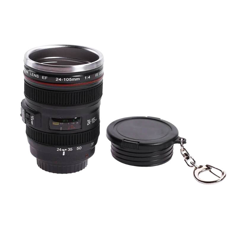 Shutterloverz Camera Lens Shot Glass Keychain