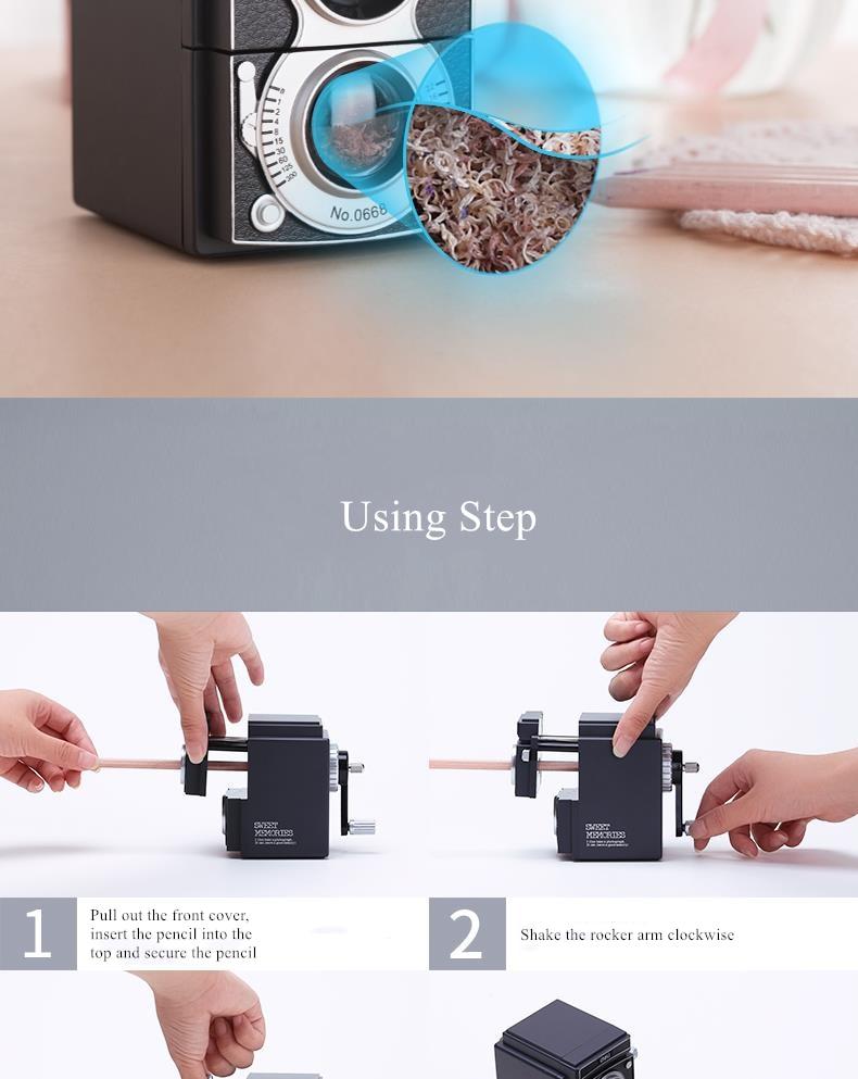 Shutterloverz Retro Camera Inspired Pencil Sharpener