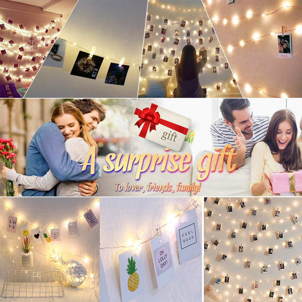 Shutterloverz Photo Clip String Lights