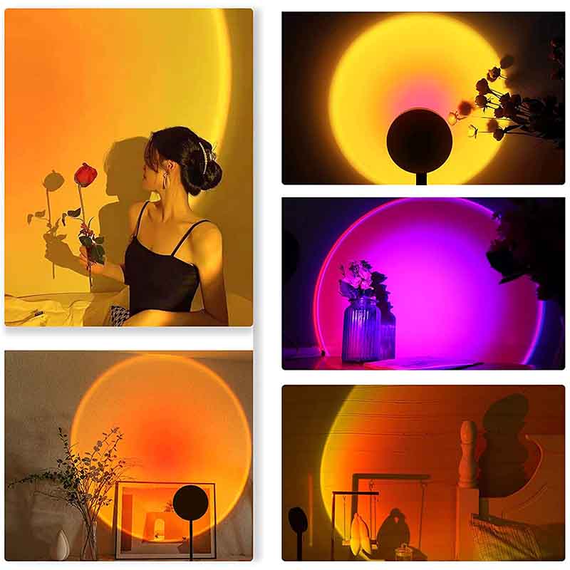 Shutterloverz Sunset Lamp Max - Smart Bluetooth Sunset Projection Lamp - APP & Remote Included