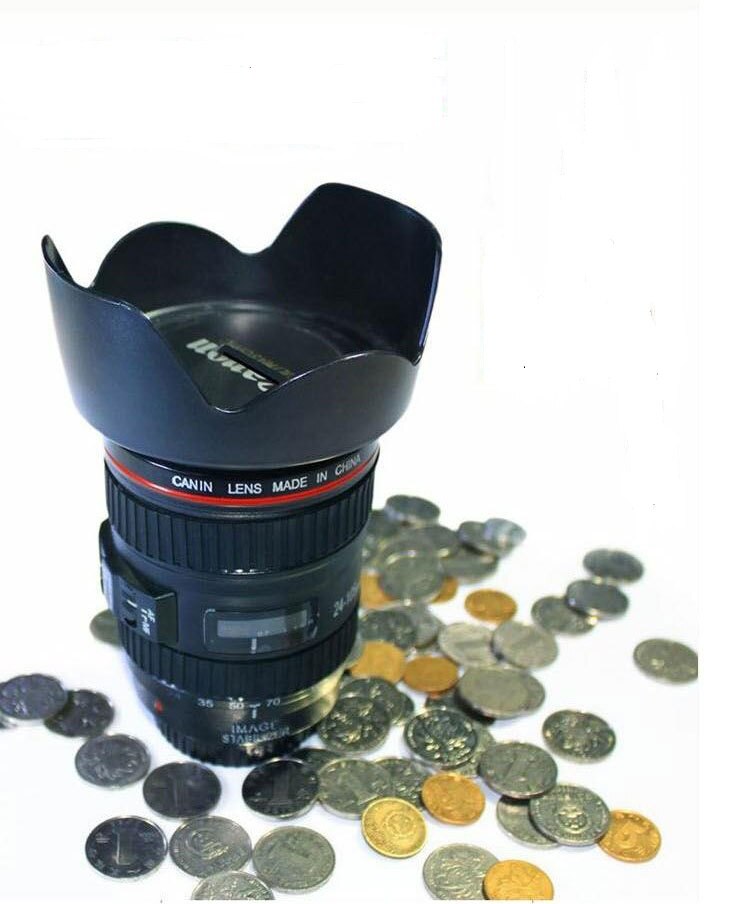 Shutterloverz Canon 24-105mm Inspired Camera Lens Piggy Bank